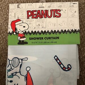 Peanuts Christmas Shower Curtain